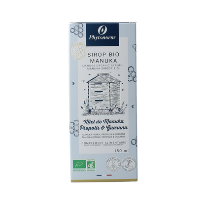 Phytonorm Manukahoning propolis & guarana siroop bio 150.00 Milliliter