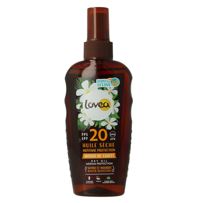 Lovea Dry oil medium protection tahiti monoi SPF20 150.00 Milliliter