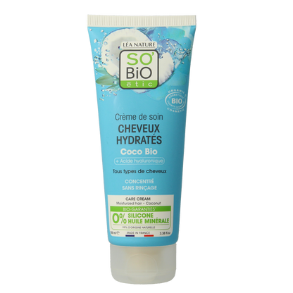 So Bio Etic Leave in haarmasker coco hyaluronic acid 100.00 Milliliter