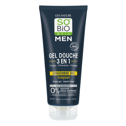 So Bio Etic Showergel for men 3-in-1 ginger 200.00 Milliliter