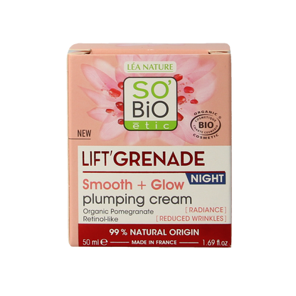 So Bio Etic Lift grenade night cream 50.00 Milliliter