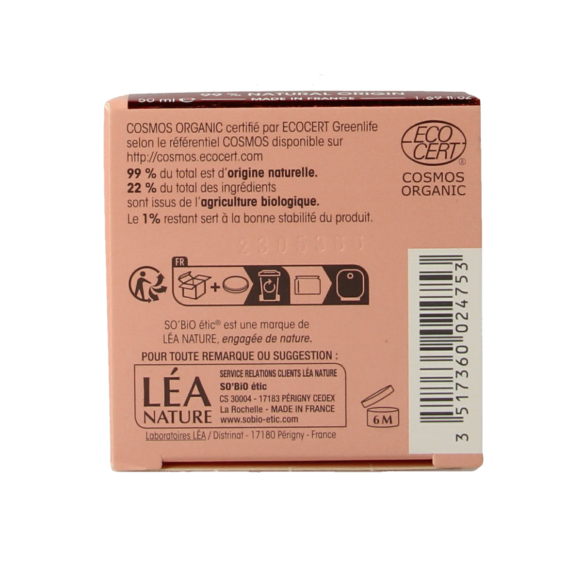 So Bio Etic Lift grenade night cream 50.00 Milliliter