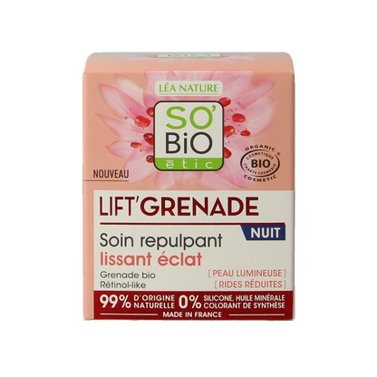So Bio Etic Lift grenade night cream 50.00 Milliliter