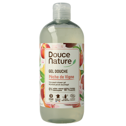 Douce Nature Douchegel perzik 500.00 Milliliter