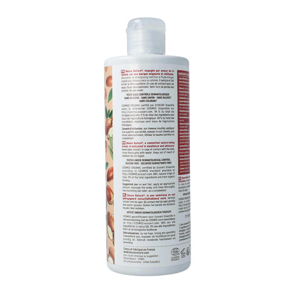 Douce Nature Shampoo arganolie voedend 350.00 Milliliter