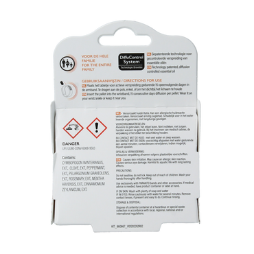 Parakito Anti mug armband navullingen 2.00 Stuks