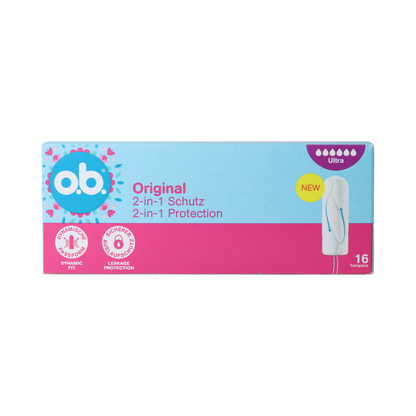 OB Tampons original dynamic fit ultra 16.00 Stuks
