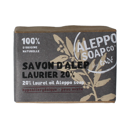 Aleppo Soap Co Zeep 20% laurier 200.00 Gram