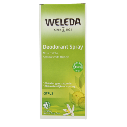 Weleda Citrus deodorant spray 100.00 Milliliter