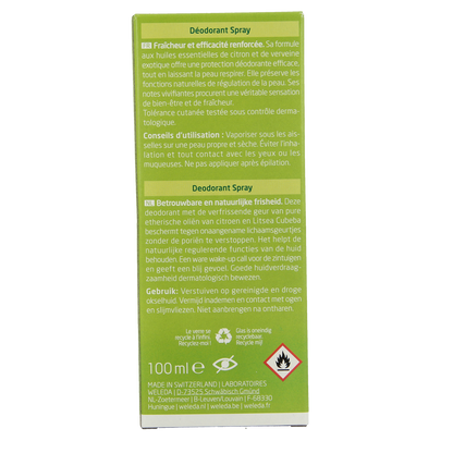 Weleda Citrus deodorant spray 100.00 Milliliter