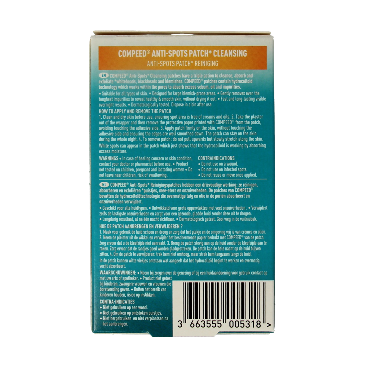 Compeed Anti spots cleansing medium 7.00 Stuks