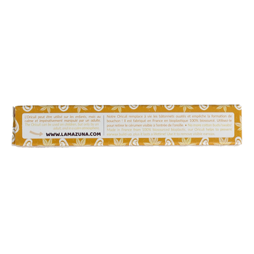 Lamazuna Bioplastic oriculi yellow 1.00 Stuks