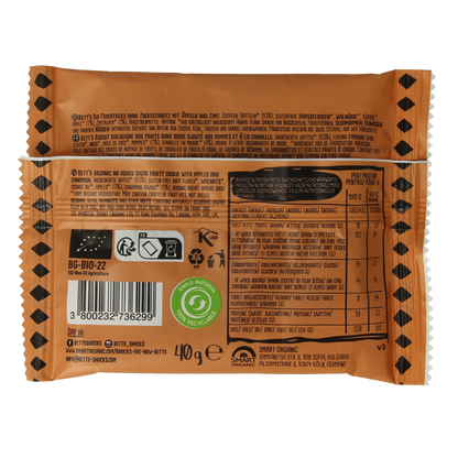 Rookies Cookie apple & cinnamon glutenvrij bio 40.00 Gram