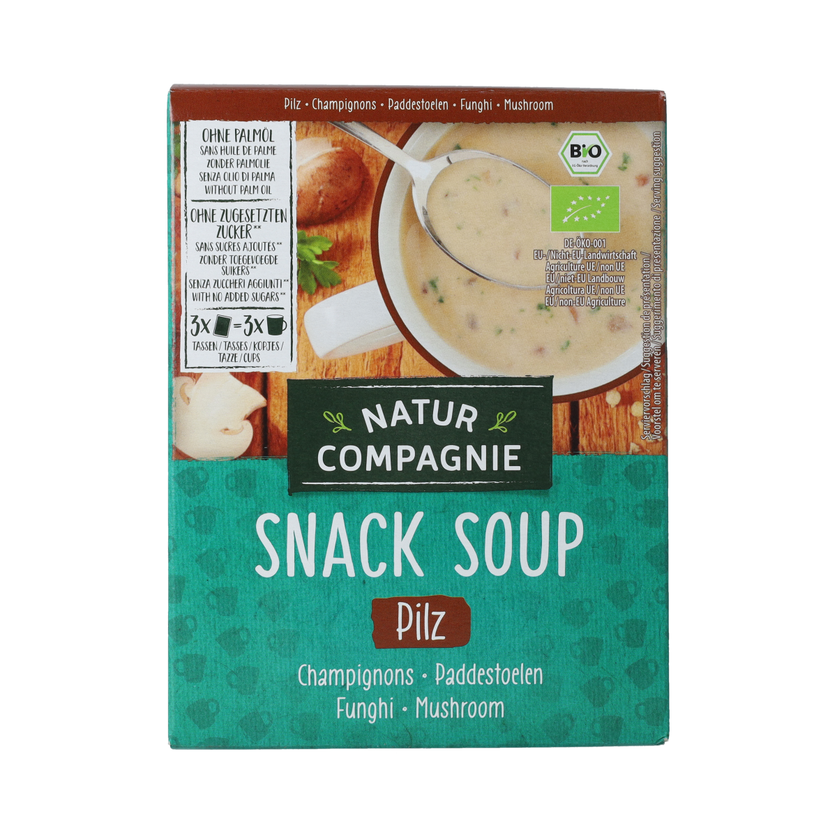 Natur Compagnie Snack soup champignons bio 51.00 Gram