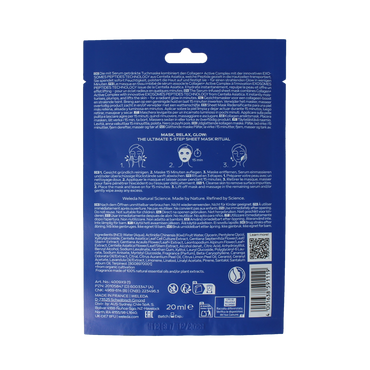 Weleda Exo boost collageen sheet mask bio 20.00 Milliliter