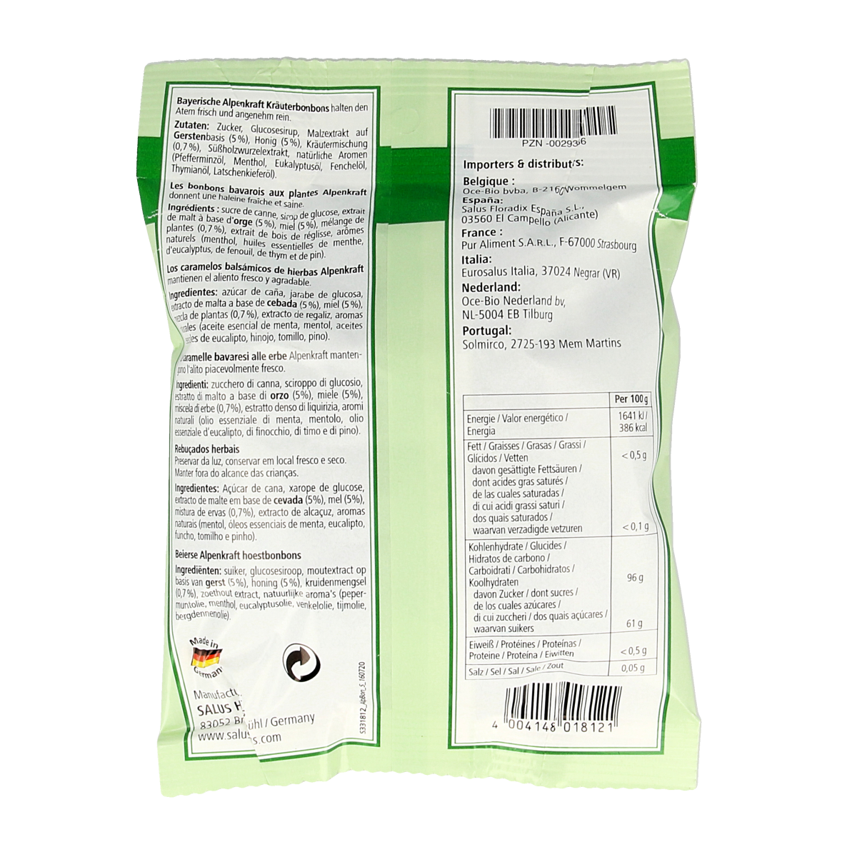 Salus Alpenkraft bonbons 75.00 Gram