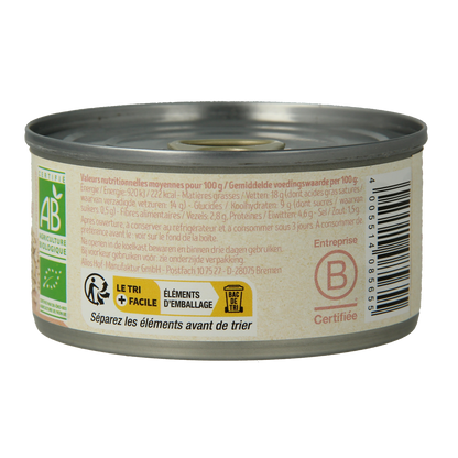 Tartex Pate naturel bio 125.00 Gram