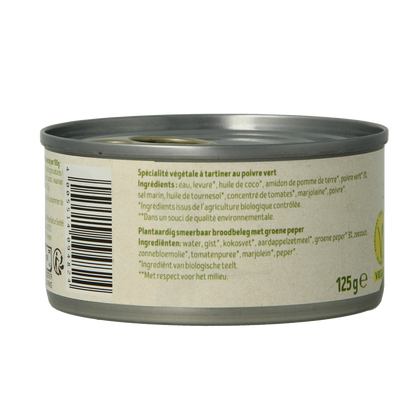 Tartex Pate groene peper bio 125.00 Gram