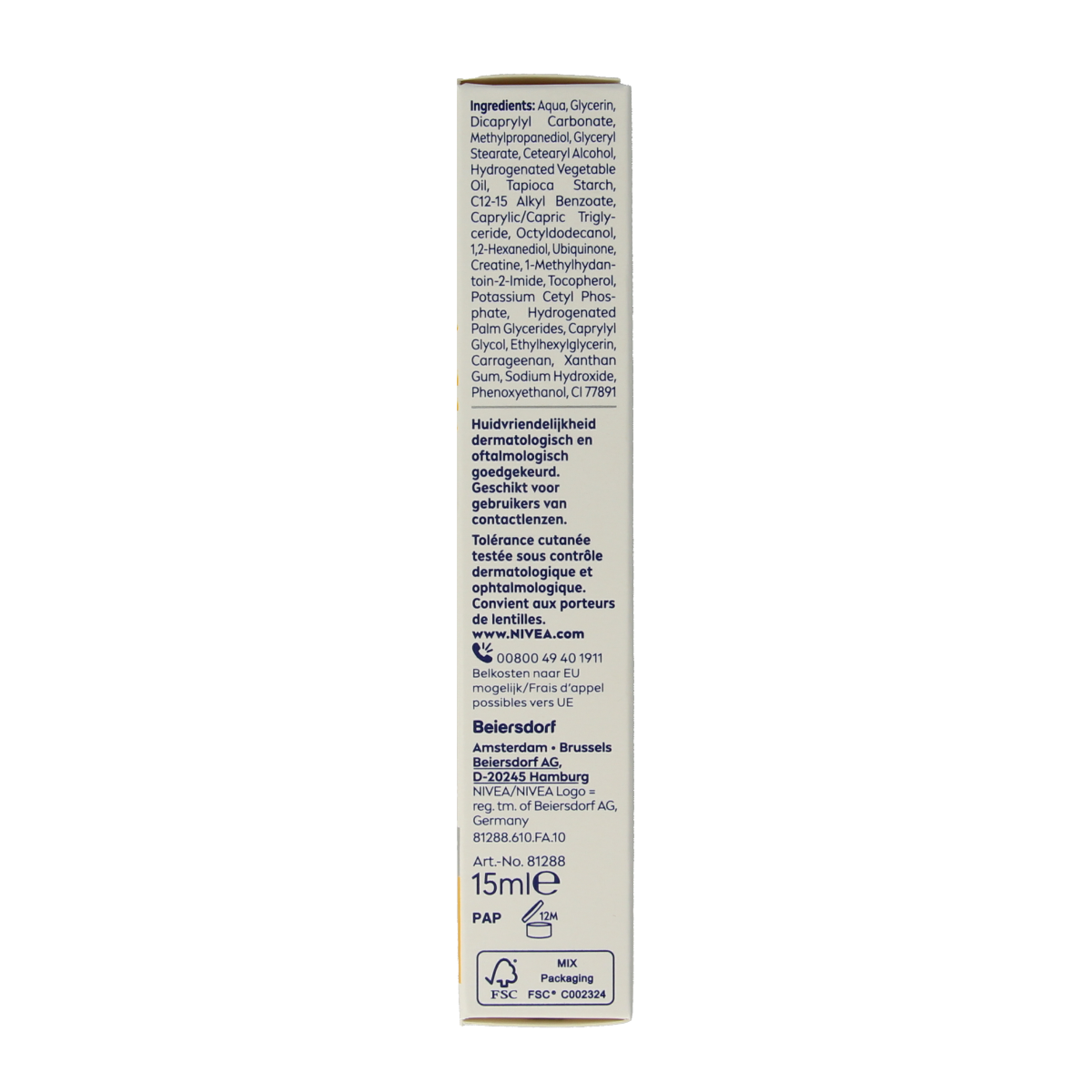 Nivea Q10 Power anti rimpel oogcontourcreme 15.00 Milliliter