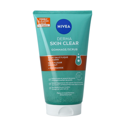 Nivea Derma skin clear scrub 150.00 Milliliter