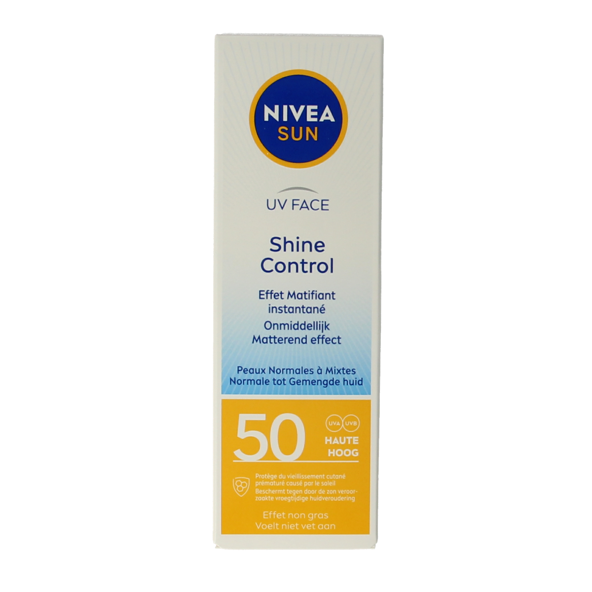 Nivea Sun uv face shine control SPF50 50.00 Milliliter