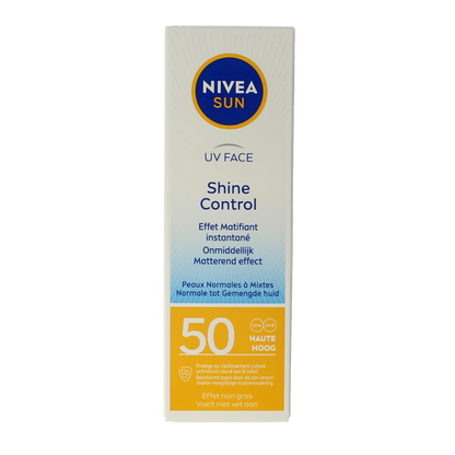 Nivea Sun uv face shine control SPF50 50.00 Milliliter