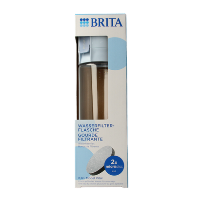 Brita BRITA waterfilterfles lightblue 3.00 Stuks