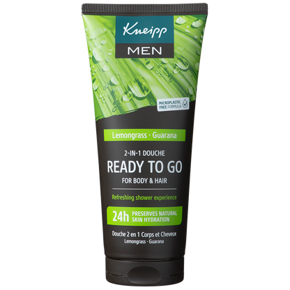 Kneipp 2-in-1 Men Douchegel & Shampoo Ready To Go 200.00 Milliliter