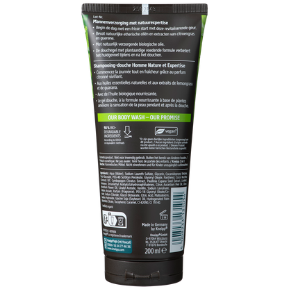 Kneipp 2-in-1 Men Douchegel & Shampoo Ready To Go 200.00 Milliliter