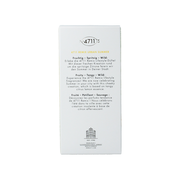 4711 Eau de cologne remix urban summer 100.00 Milliliter