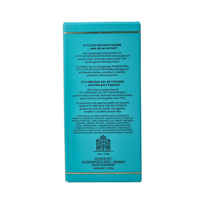 4711 Eau de cologne molanus bottle 100.00 Milliliter