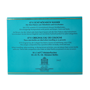 4711 Eau de cologne party pack 10 x 3ml 30.00 Milliliter
