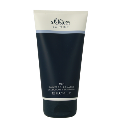 S Oliver So pure men showergel & shampoo 150.00 Milliliter