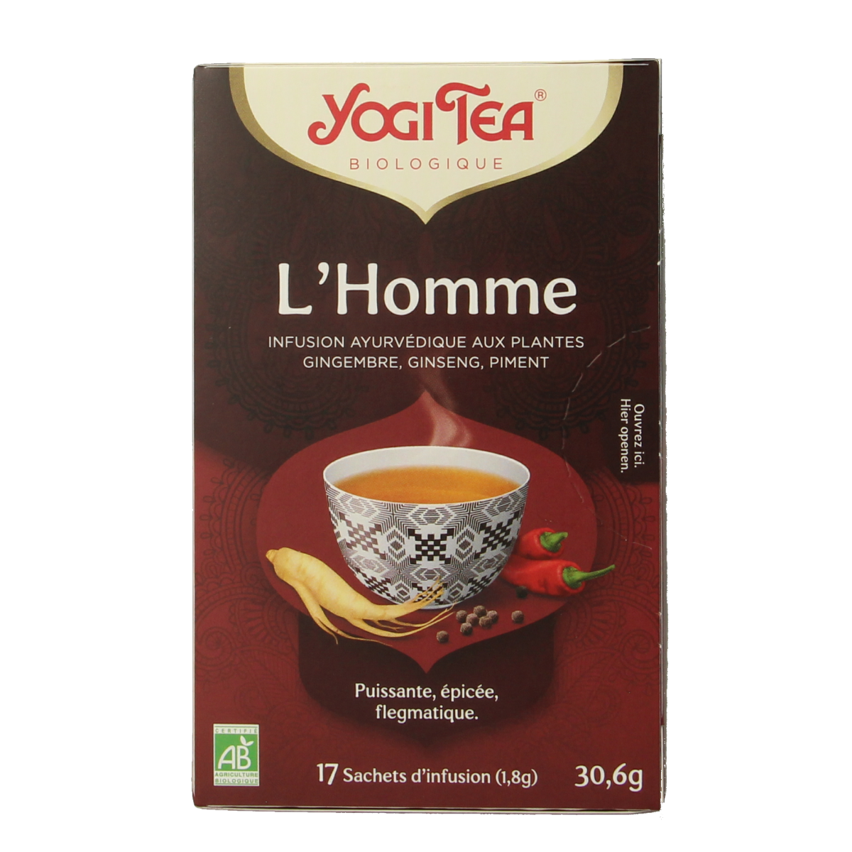 Yogi Tea Men's tea bio 17.00 Zakjes
