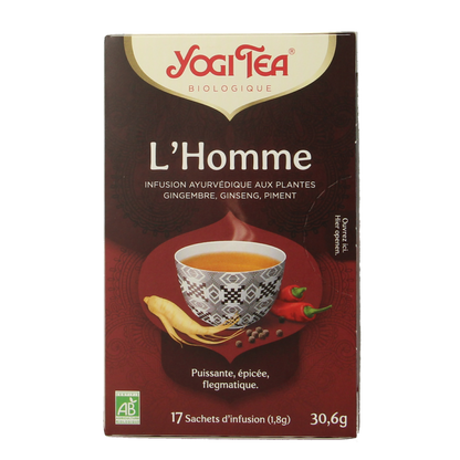 Yogi Tea Men's tea bio 17.00 Zakjes