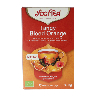 Yogi Tea Tea tangy blood orange bio 17.00 Zakjes