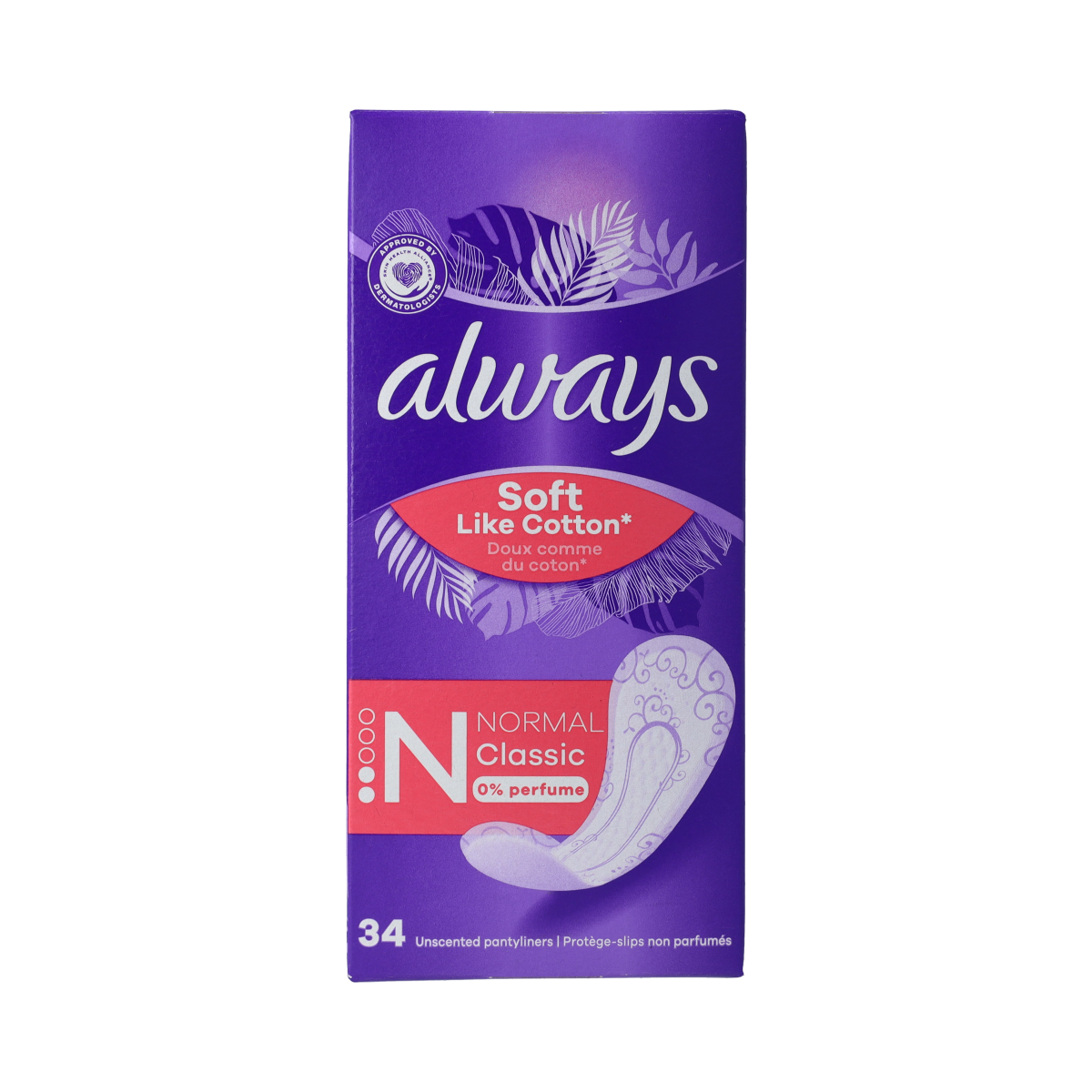 Always Dailies inlegkruisjes normaal 34.00 Stuks