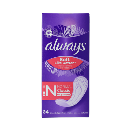 Always Dailies inlegkruisjes normaal 34.00 Stuks