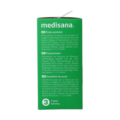 Medisana PM180 Saturatie/pulseoxi meter 1.00 Stuks