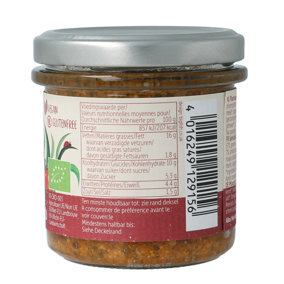 Allos Farm vegetables rucola & kerstomaat bio 135.00 Gram