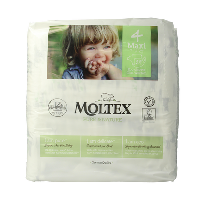 Moltex Pure & nature babyluiers maxi 29.00 Stuks