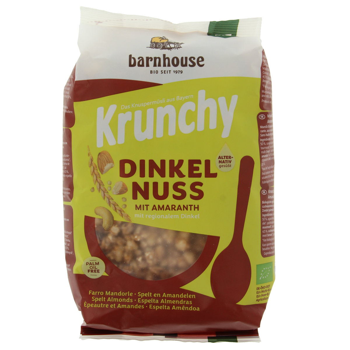 Barnhouse Amaranth spelt-noten krunchy 375.00 Gram
