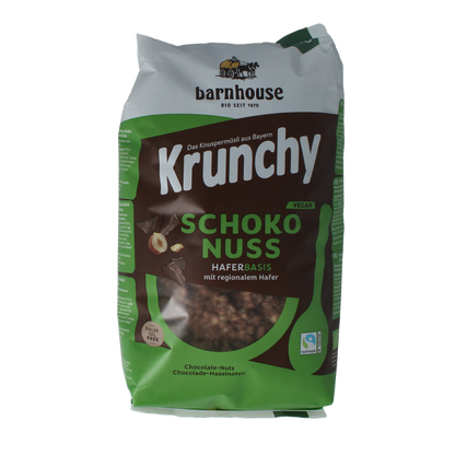 Barnhouse Muesli chocolade hazelnoot krunchy 750.00 Gram