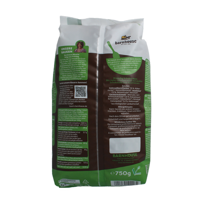 Barnhouse Muesli chocolade hazelnoot krunchy 750.00 Gram