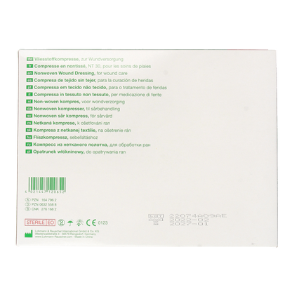 Vliwasoft Vlieskompres 10 x 10cm 4-laags 75 x 2 stuks 150.00 Stuks