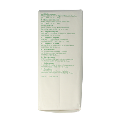 Gazin Gaaskompres 10 x 10 niet steriel 17draads 32L 50.00 Stuks