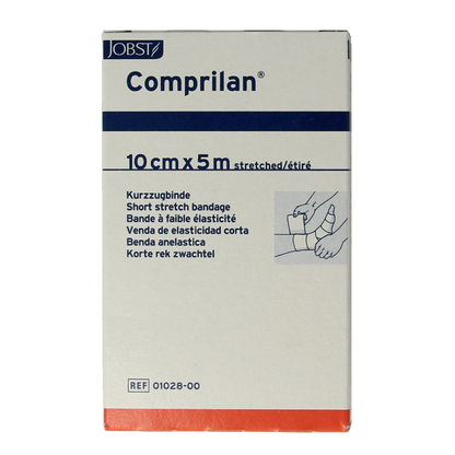 Comprilan Korte rek zwachtel 5m x 10cm 1.00 Stuks