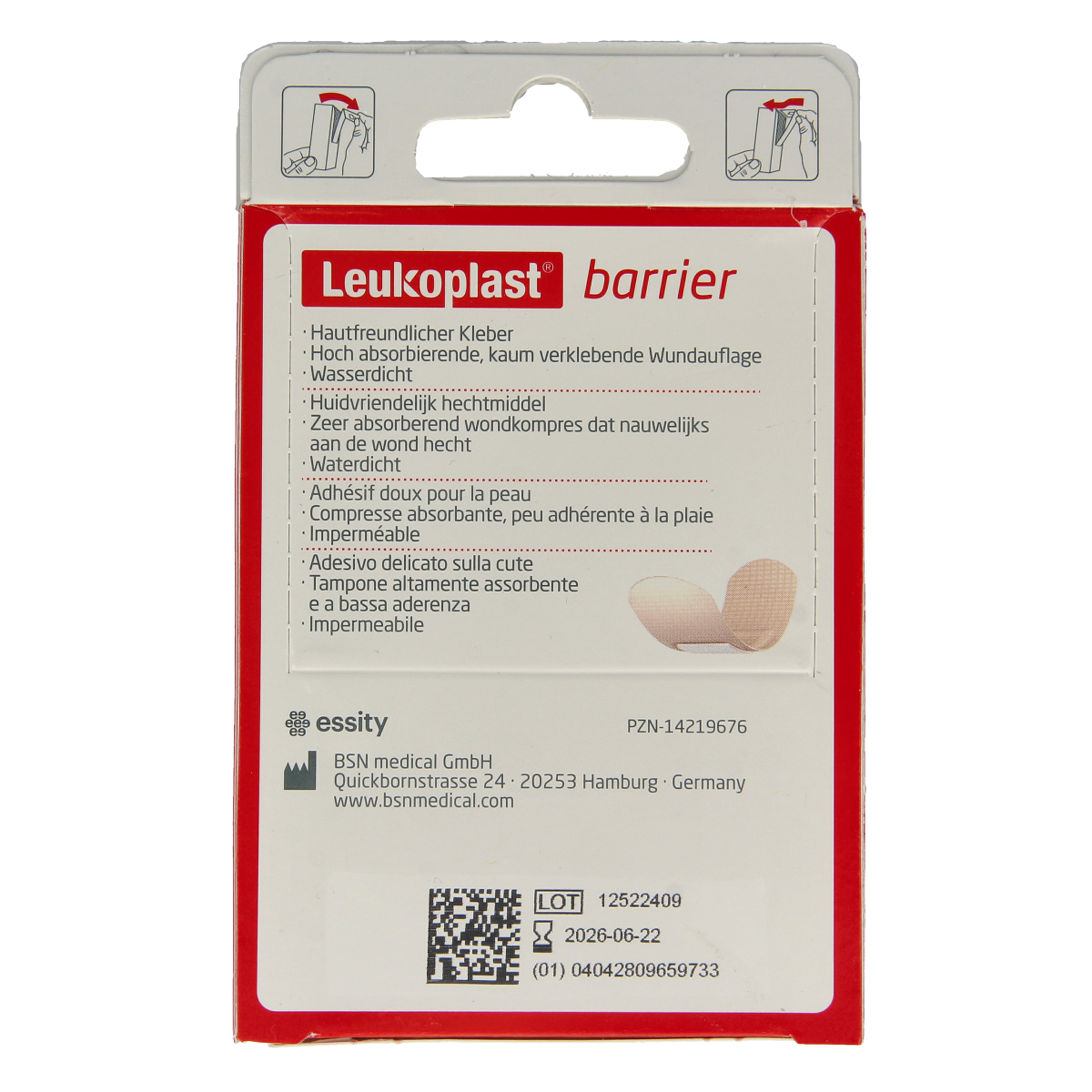 Leukoplast Barrier 22 x 72mm 1.00 Rol
