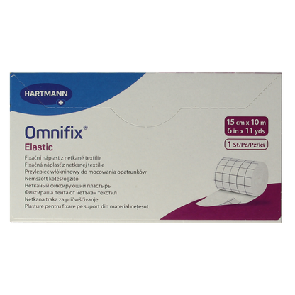 Hartmann Omnifix fixatiepleister 10m x 15 elastisch 1.00 Stuks