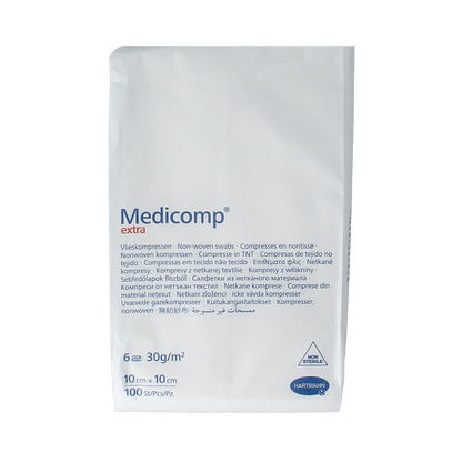 Medicomp Extra 10 10cm 6 laags niet steriel 100.00 Stuks